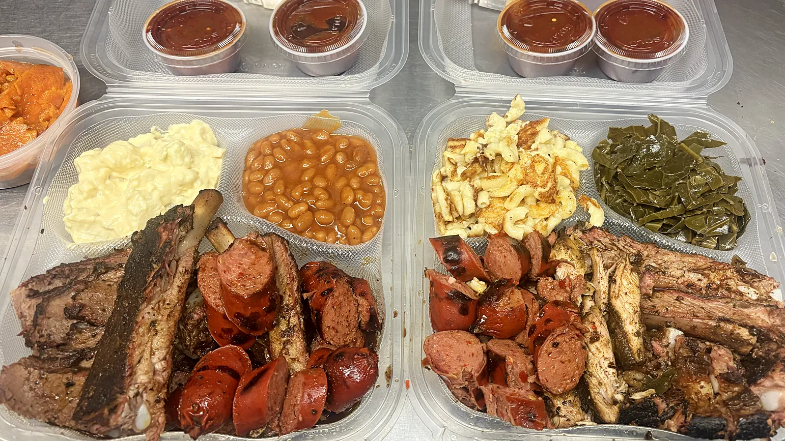 Barbecue from Emma&rsquo;s BBQ in Columbia City.